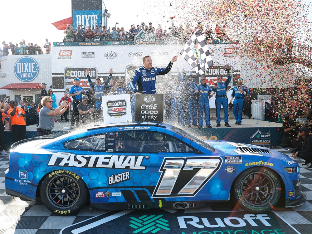 Chris Buescher 2023 Fastenal / Richmond 7/30 Race Win 1:24 Nascar Diecast - FOIL NUMBER CAR