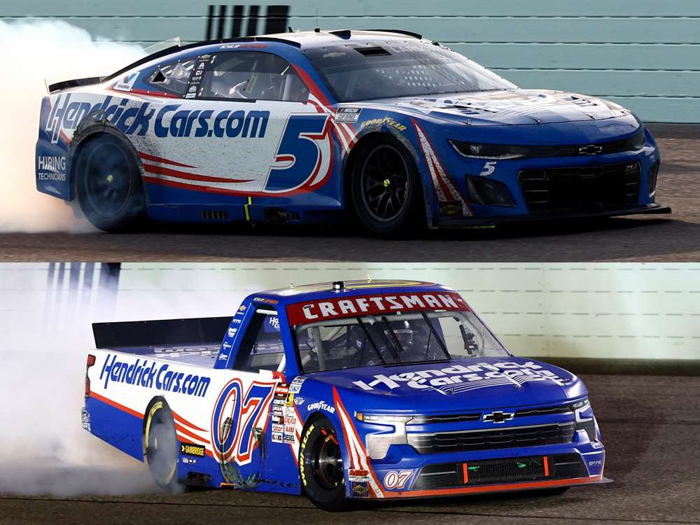 Kyle Larson 2025 Hendrickcars.com Homestead Race Win Set 1:64 Nascar Diecast