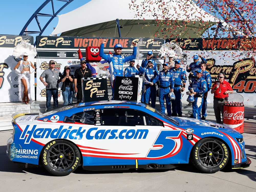 Kyle Larson 2023 HendrickCars.com Las Vegas 10/15 Race Win 1:24 Elite Nascar Diecast