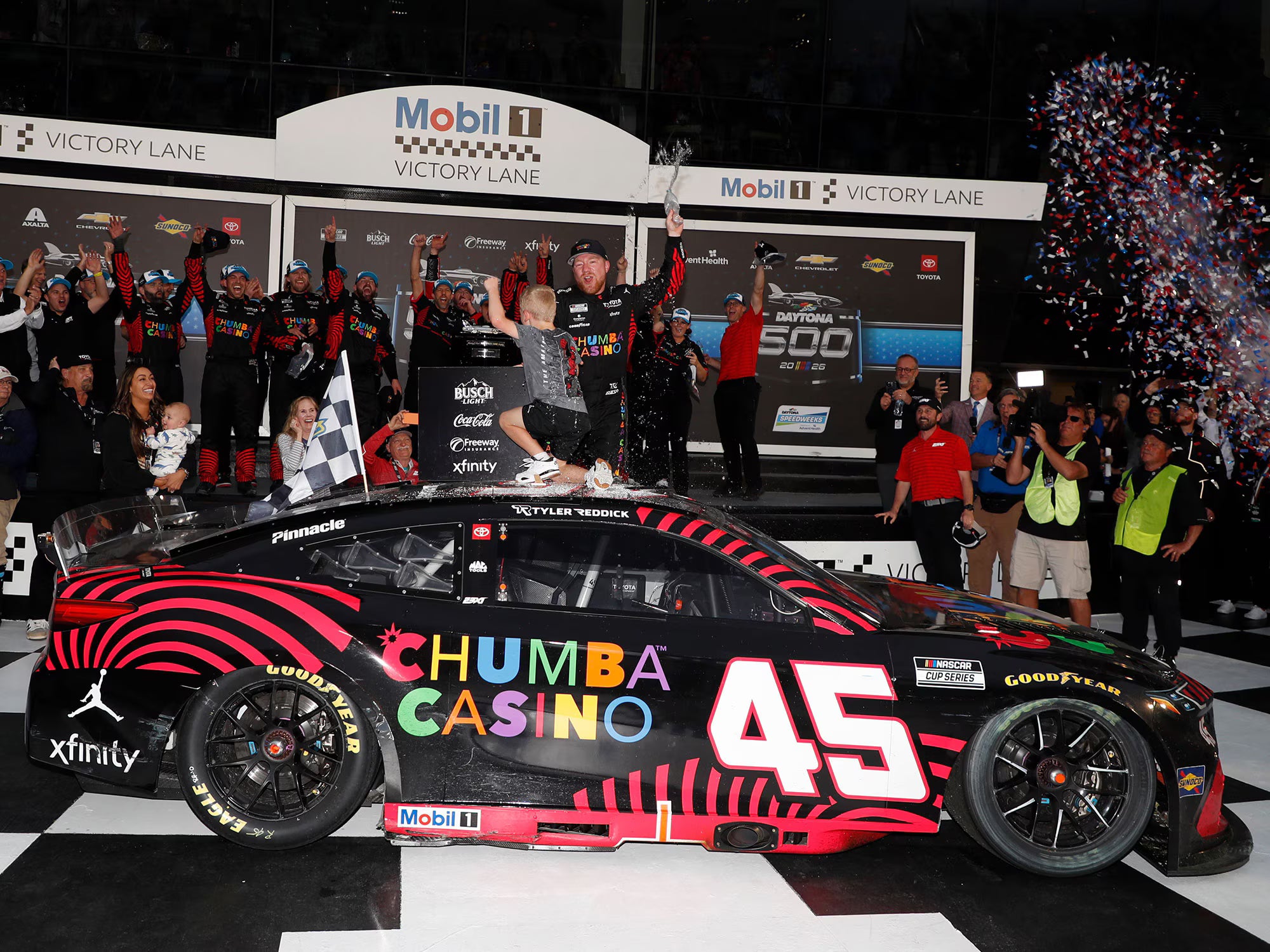 チェゲラッチョ Tyler Reddick 2026 Chumba Casino / Daytona 500 2/15/26 Race Win 1