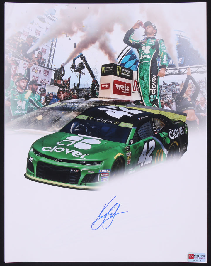 Kyle Larson Signed NASCAR 11x14 Photo (PA COA)
