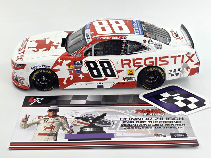 Connor Zilisch 2025 Registix Pocono 06/21/25 Race Win 1:24 Nascar Diecast - Xfinity Series