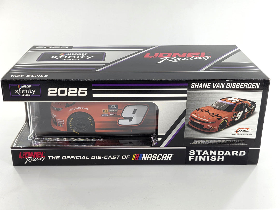 Shane Van Gisbergen Autographed 2025 Kubota 1:24 Nascar Diecast Xfinity Series