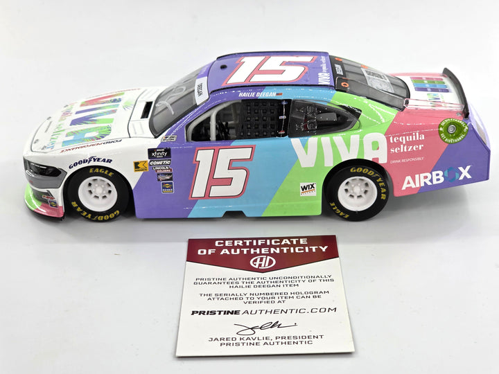 Hailie Deegan Autographed 2024 Viva Tequila Seltzer 1:24 Nascar Diecast - Xfinity Series