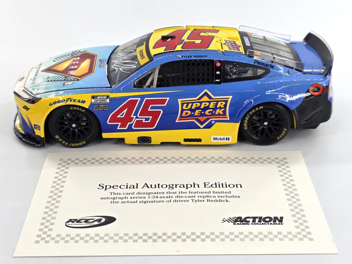 Tyler Reddick Autographed 2025 Upper Deck / "Superman" 1:24 Nascar Diecast