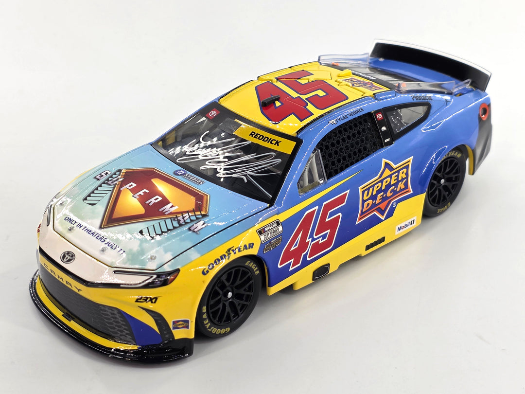 Tyler Reddick Autographed 2025 Upper Deck / "Superman" 1:24 Nascar Diecast