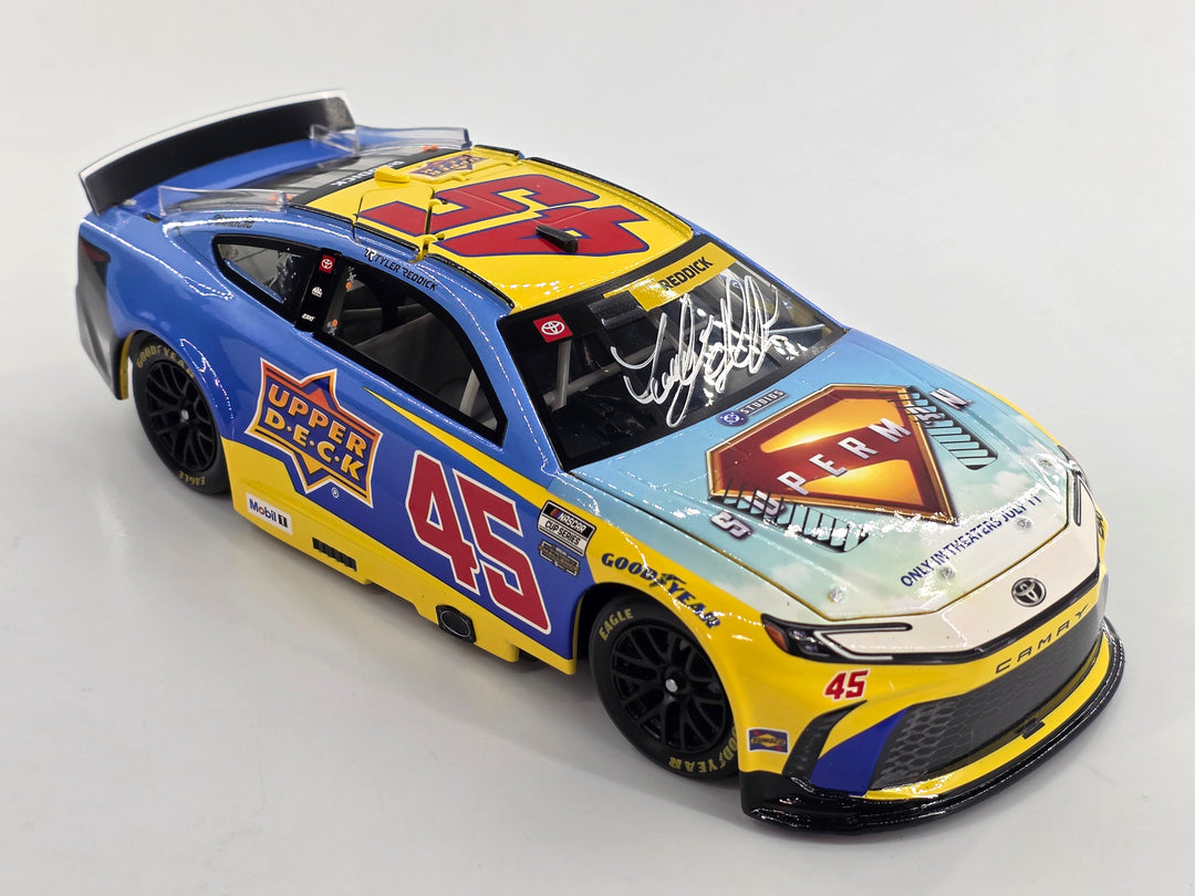 Tyler Reddick Autographed 2025 Upper Deck / "Superman" 1:24 Nascar Diecast