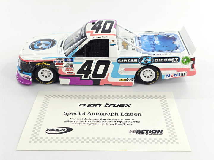 Ryan Truex Autographed 2021 CircleBDiecast.com Bristol Dirt Race 1:24 Nascar Diecast