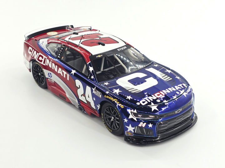 William Byron 2026 Cincinnati 1:24 Color Chrome Nascar Diecast