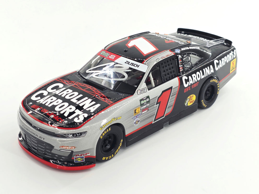 Connor Zilisch Autographed 2026 Carolina Carports 1:24 Xfinity Diecast