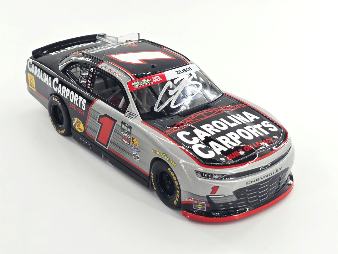 Connor Zilisch Autographed 2026 Carolina Carports 1:24 Xfinity Diecast