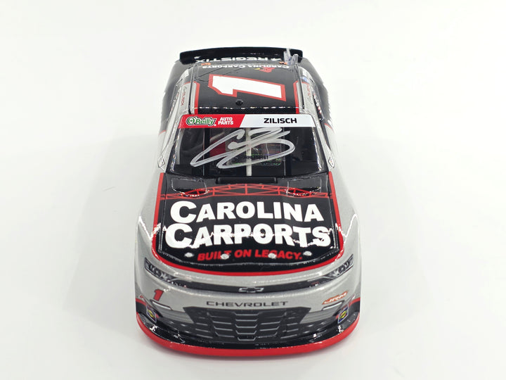 Connor Zilisch Autographed 2026 Carolina Carports 1:24 Xfinity Diecast
