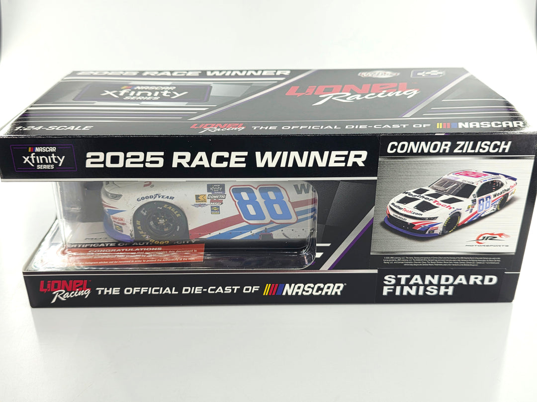 Connor Zilisch Autographed 2025 WeatherTech Charlotte Roval 10/4/25 Race Win 1:24 Nascar Diecast