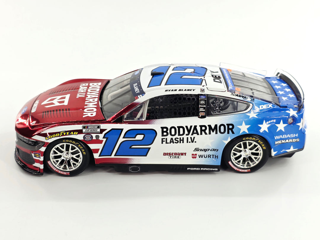Ryan Blaney 2026 BodyArmor Patriotic 1:24 Color Chrome Nascar Diecast