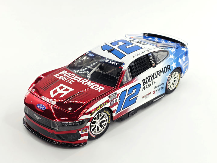 Ryan Blaney 2026 BodyArmor Patriotic 1:24 Color Chrome Nascar Diecast