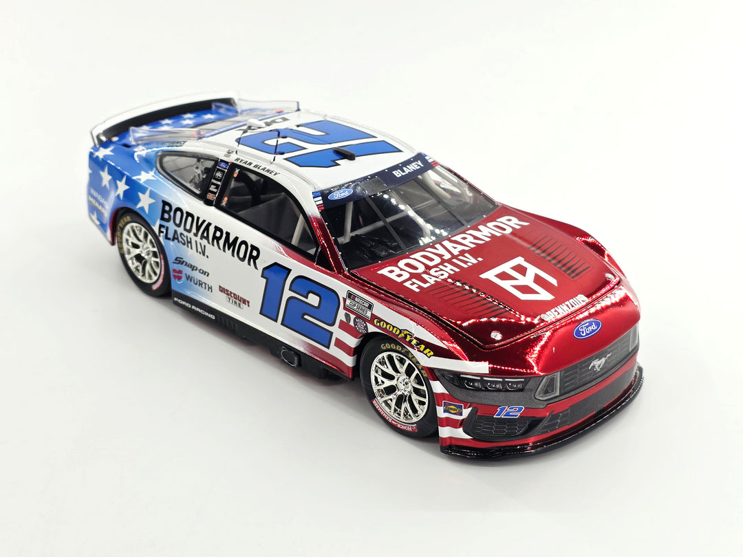 Ryan Blaney 2026 BodyArmor Patriotic 1:24 Color Chrome Nascar Diecast