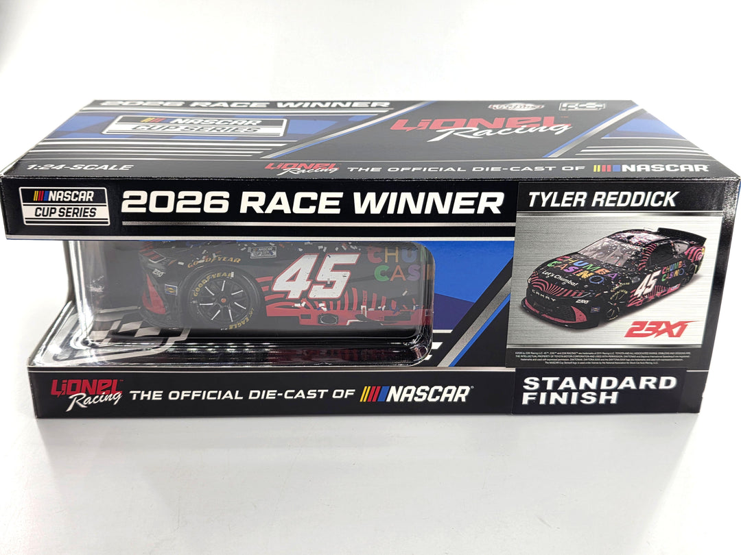 Tyler Reddick Autographed 2026 Chumba Casino / Daytona 500 2/15/26 Race Win 1:24 Nascar Diecast