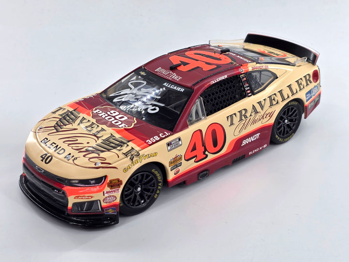 Justin Allgaier Autographed 2026 Traveller Whiskey 1:24 Nascar Diecast