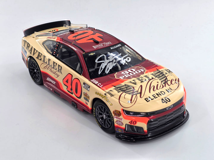Justin Allgaier Autographed 2026 Traveller Whiskey 1:24 Nascar Diecast
