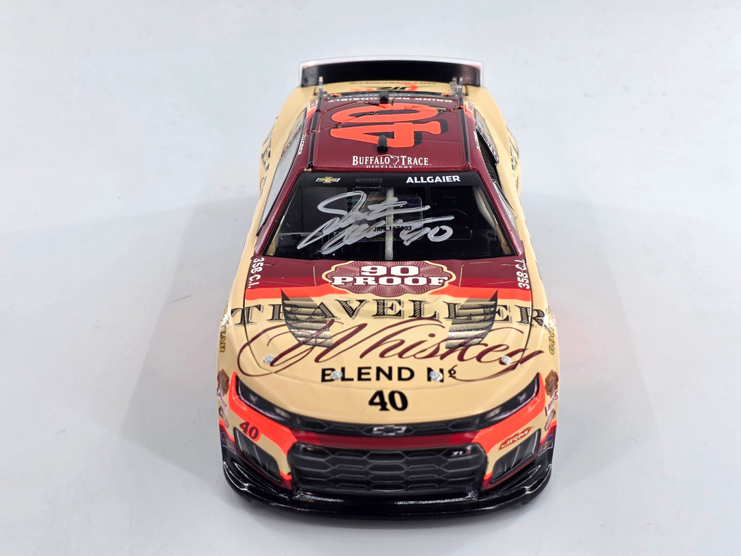 Justin Allgaier Autographed 2026 Traveller Whiskey 1:24 Nascar Diecast
