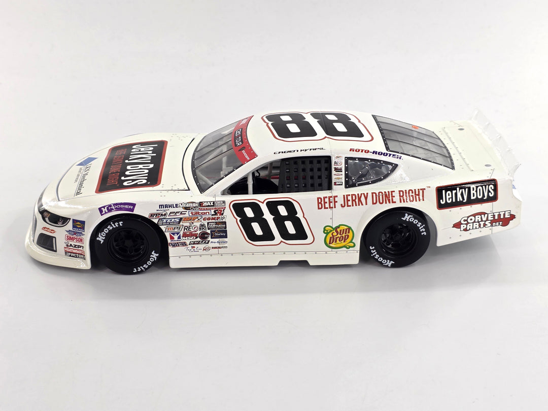 Caden Kvapil 2026 Jerky Boys 1:24 Dirt Late Model Diecast