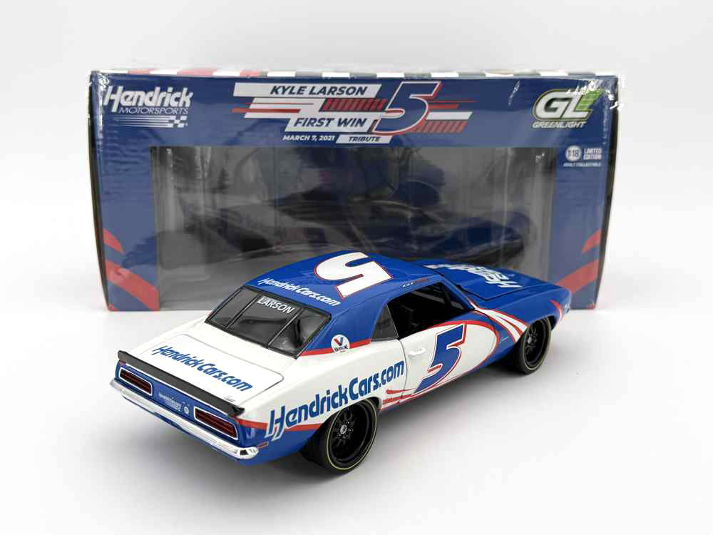 Kyle Larson 1969 Chevrolet Camaro Hendrick Motorsports First Win Tribute 1:18 Diecast