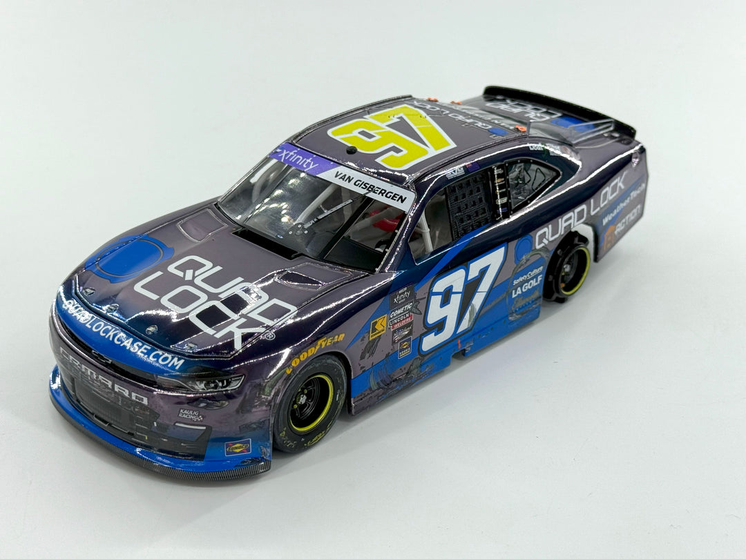 Shane van Gisbergen 2024 Quad Lock Portland 6/1 Race Win 1:24 Color Chrome Nascar Diecast - Xfinity Series