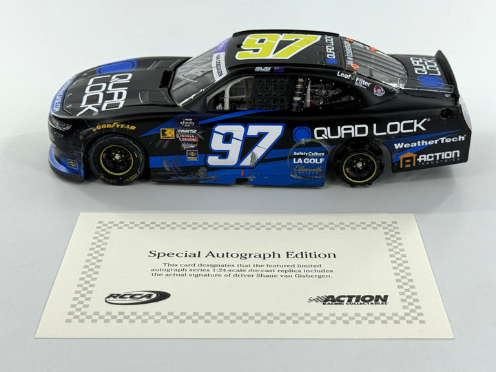 Shane van Gisbergen Autographed 2024 Quad Lock Portland 6/1 Race Win 1:24 Nascar Diecast - Xfinity Series