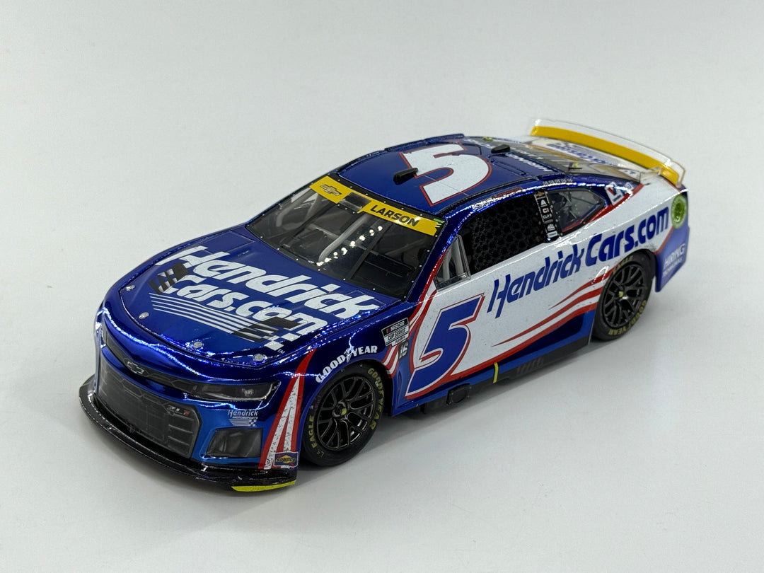 Kyle Larson 2024 Hendrickcars.com Bristol 9/21 Race Win 1:24 Color Chrome Nascar Diecast