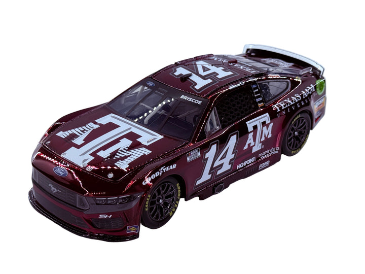Chase Briscoe 2024 Texas A&M 1:24 Color Chrome Nascar Diecast