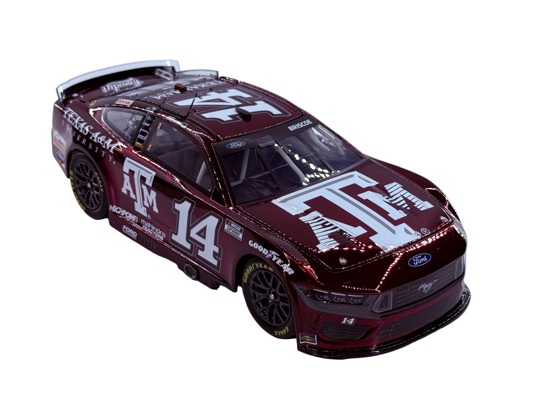 Chase Briscoe 2024 Texas A&M 1:24 Color Chrome Nascar Diecast