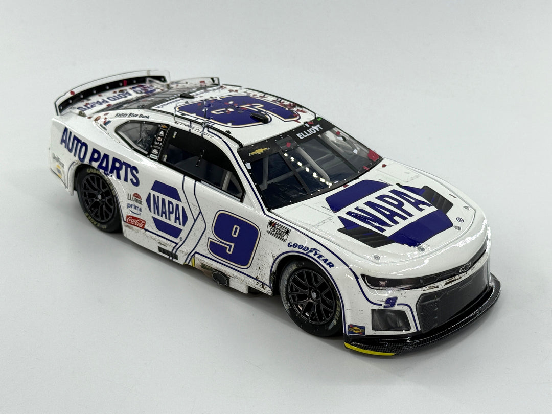 Chase Elliott 2025 Napa White Cook Out Clash 2/2 Race Win 1:24 Elite Nascar Diecast
