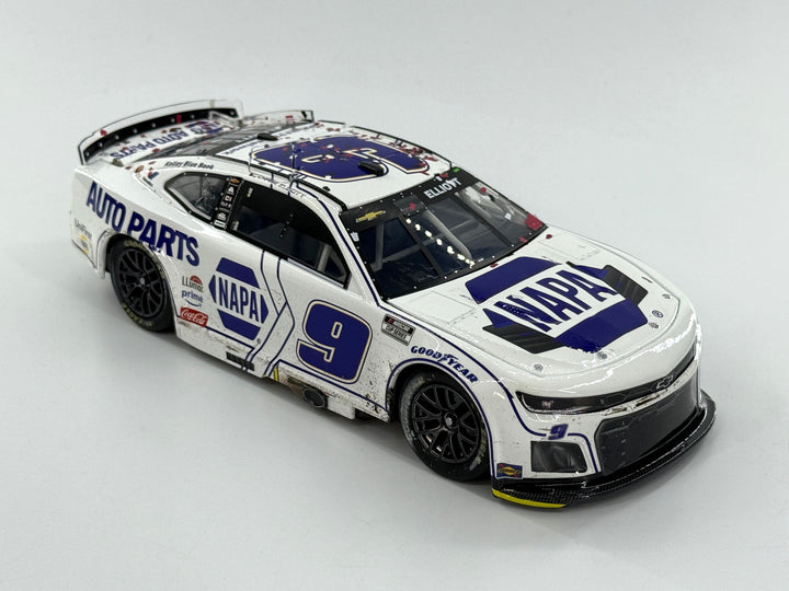 Chase Elliott 2025 Napa White Cook Out Clash 2/2 Race Win 1:24 Elite Nascar Diecast