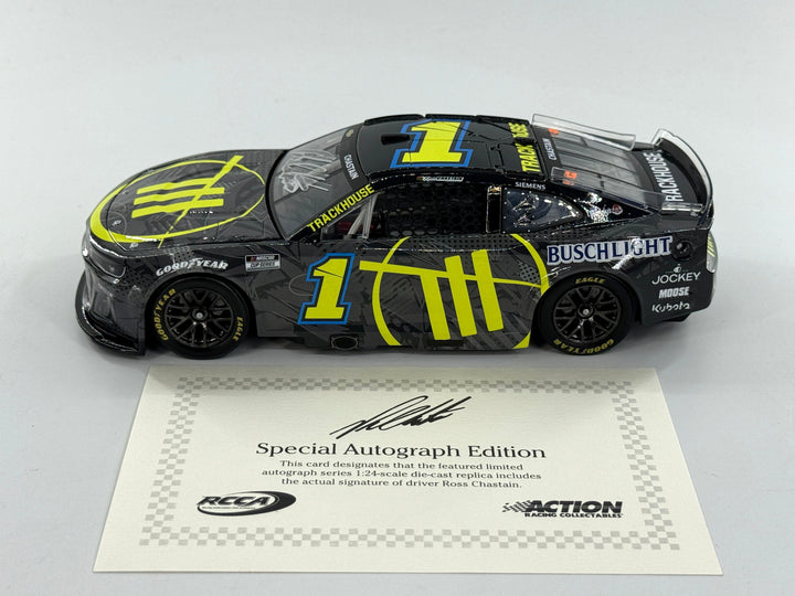 Ross Chastain Autographed 2025 Trackhouse 1:24 Nascar Diecast