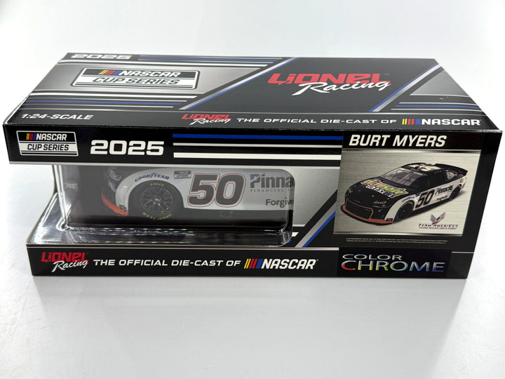 Burt Myers 2025 Citrusafe Cleaners 1:24 Color Chrome Nascar Diecast *DOOR NUMBER*