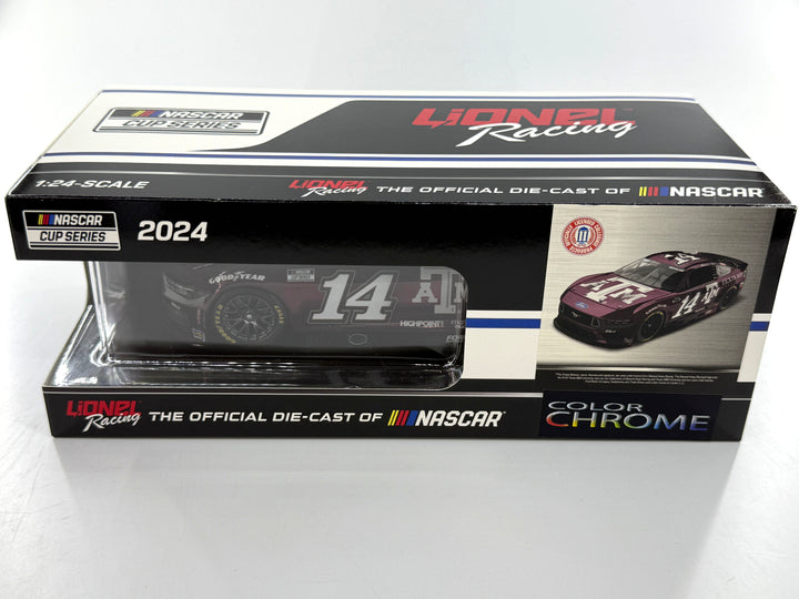 Chase Briscoe 2024 Texas A&M 1:24 Color Chrome Nascar Diecast