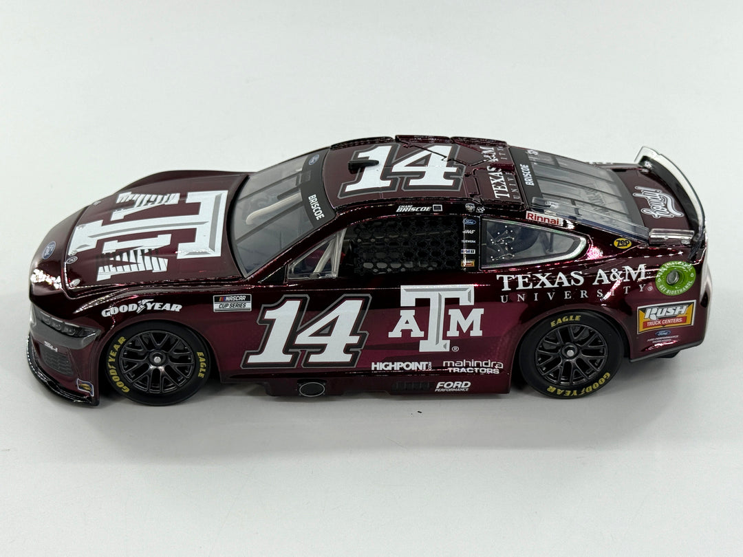 Chase Briscoe 2024 Texas A&M 1:24 Color Chrome Nascar Diecast