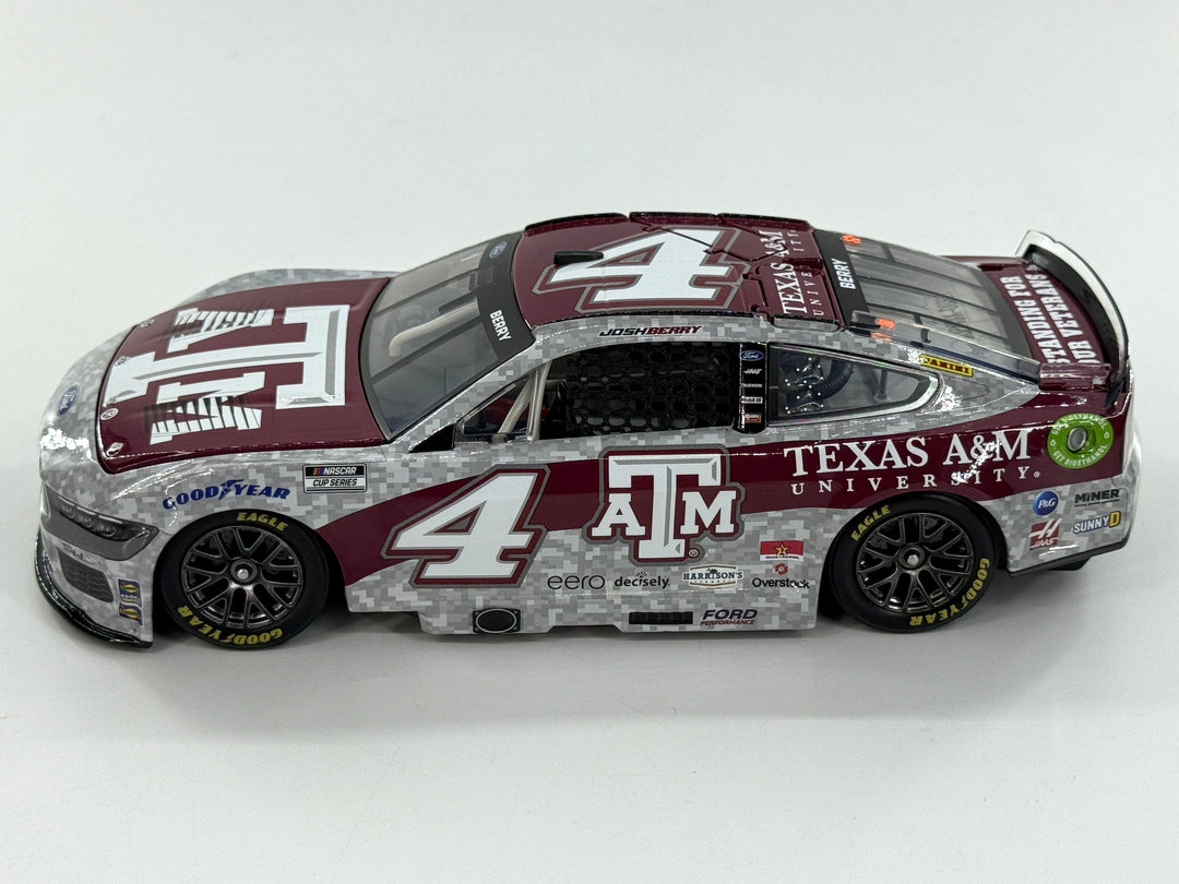 Josh Berry 2024 Texas A&M 1:24 Nascar Diecast