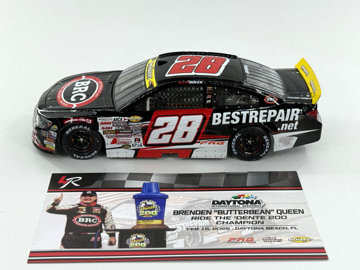 Brenden "Butterbean" Queen 2025 Best Repair Co. Daytona ARCA 2/15 Race Win 1:24 Nascar Diecast