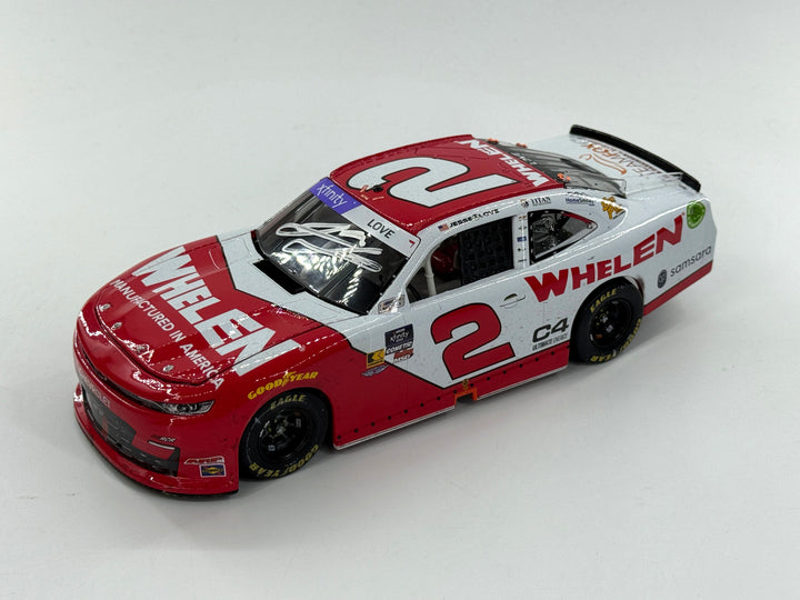 Jesse Love Autographed 2025 Whelen Daytona 2/15 Race Win Race Win 1:24 Nascar Diecast - Xfinity Series