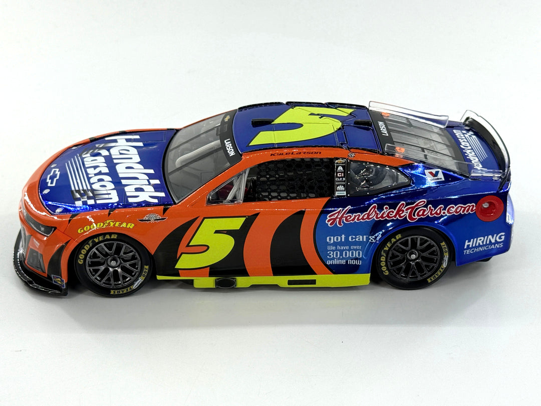 Kyle Larson 2025 Hendrickcars.com Throwback 1:24 Color Chrome Nascar Diecast