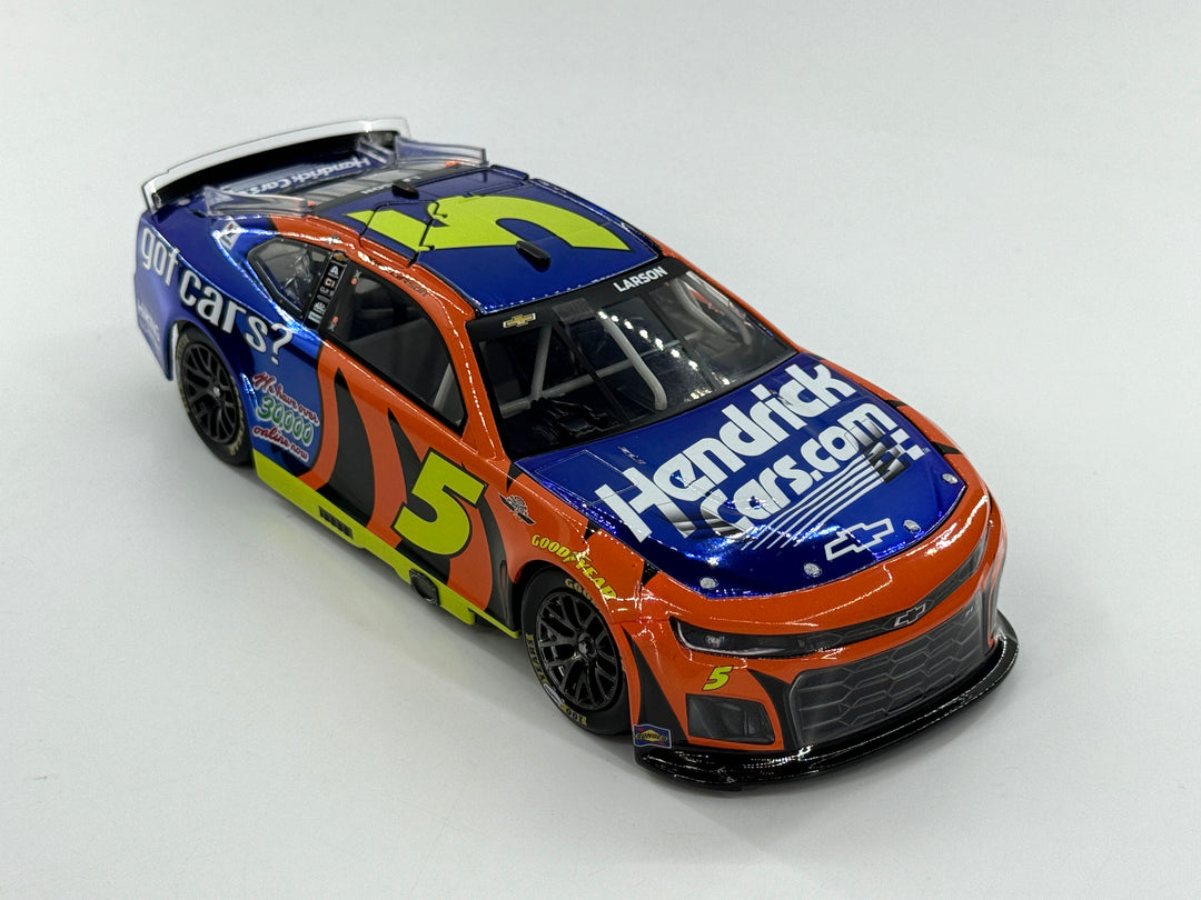 Kyle Larson 2025 Hendrickcars.com Throwback 1:24 Color Chrome Nascar Diecast