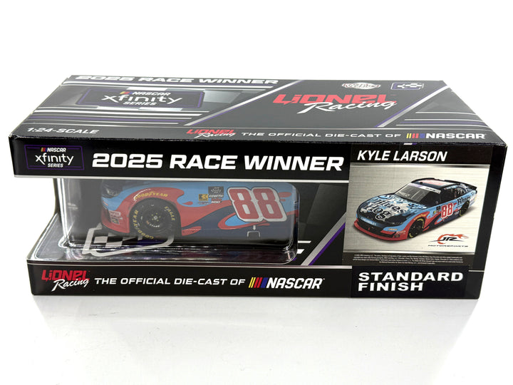 KYLE LARSON 2025 BLUES HOG TEXAS XFINITY WIN 1:24 ARC DIECAST