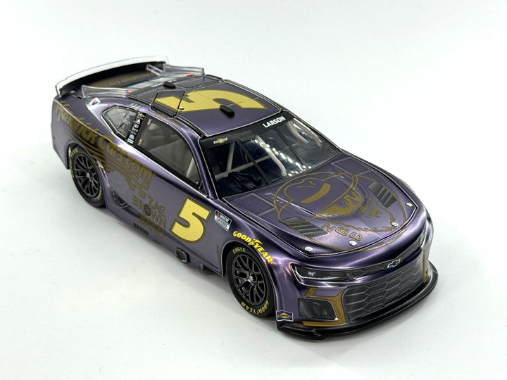 Kyle Larson 2025 Hendrickcars.com/Zac Brown Band 1:24 Color Chrome Nascar Diecast - FOIL NUMBER DIECAST