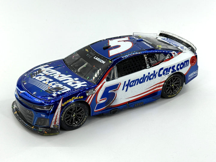 Kyle Larson 2025 Hendrickcars.com Homestead 3/23/25 Race Win 1:24 Color Chrome Nascar Diecast