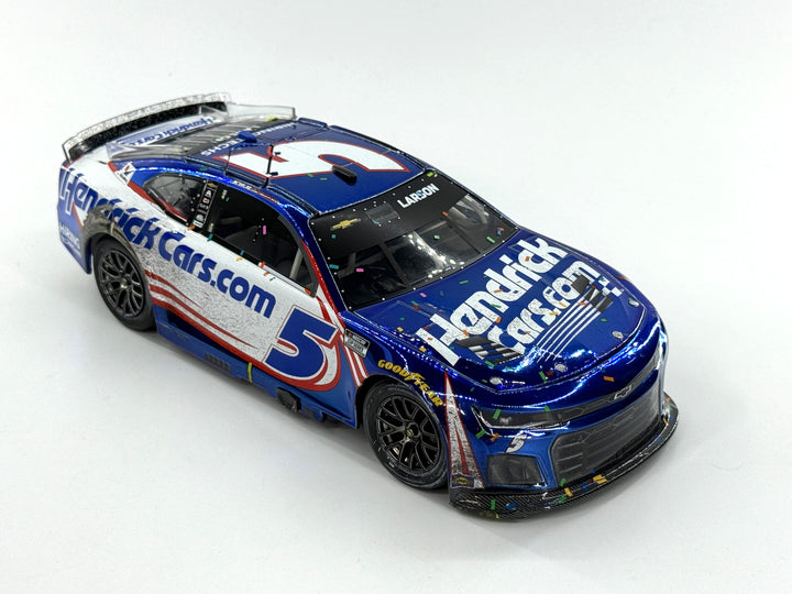 Kyle Larson 2025 Hendrickcars.com Homestead 3/23/25 Race Win 1:24 Color Chrome Nascar Diecast