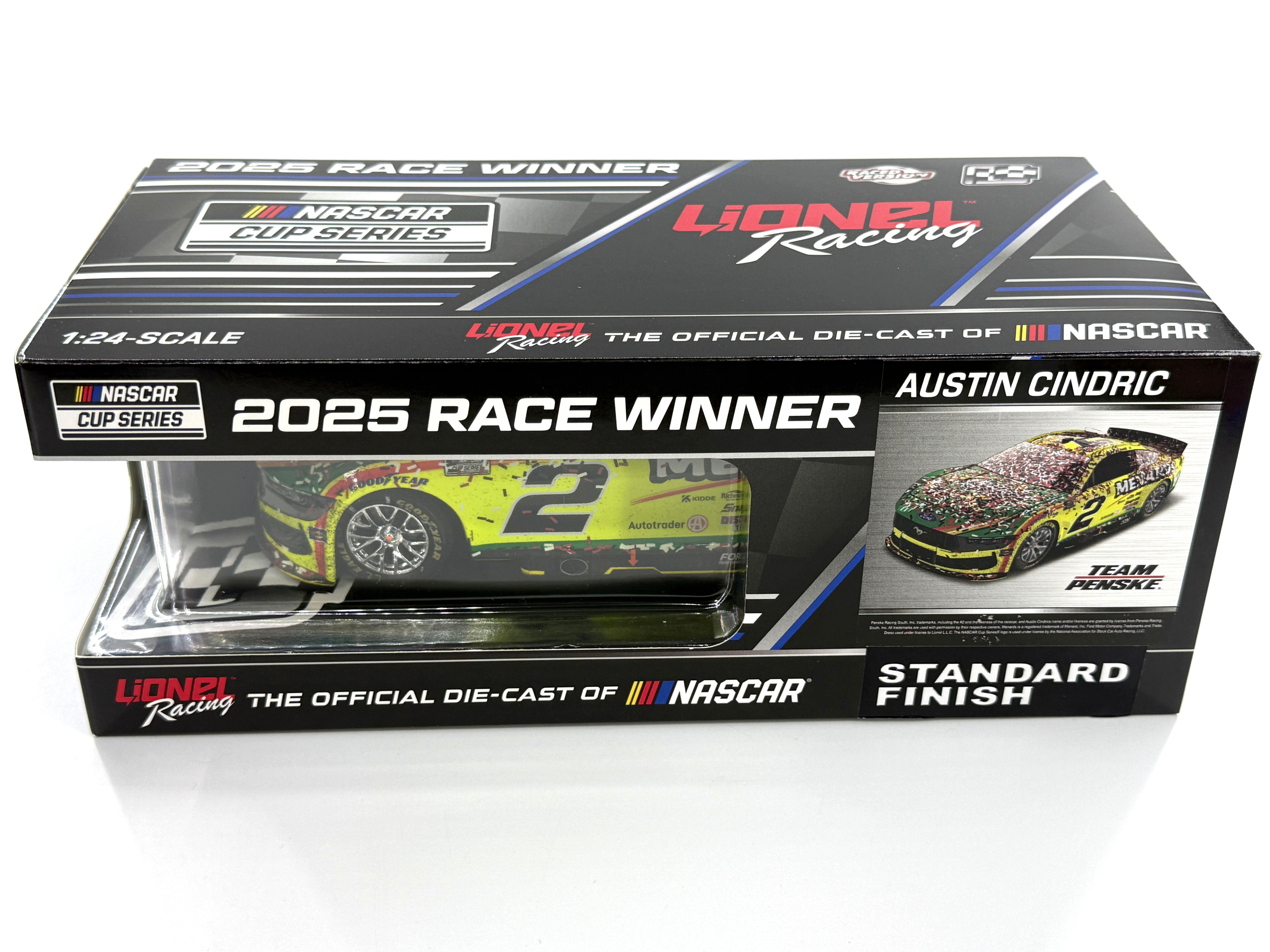 Austin Cindric 2025 Menards / Quaker State 4/27/2025 Race Win 1:24