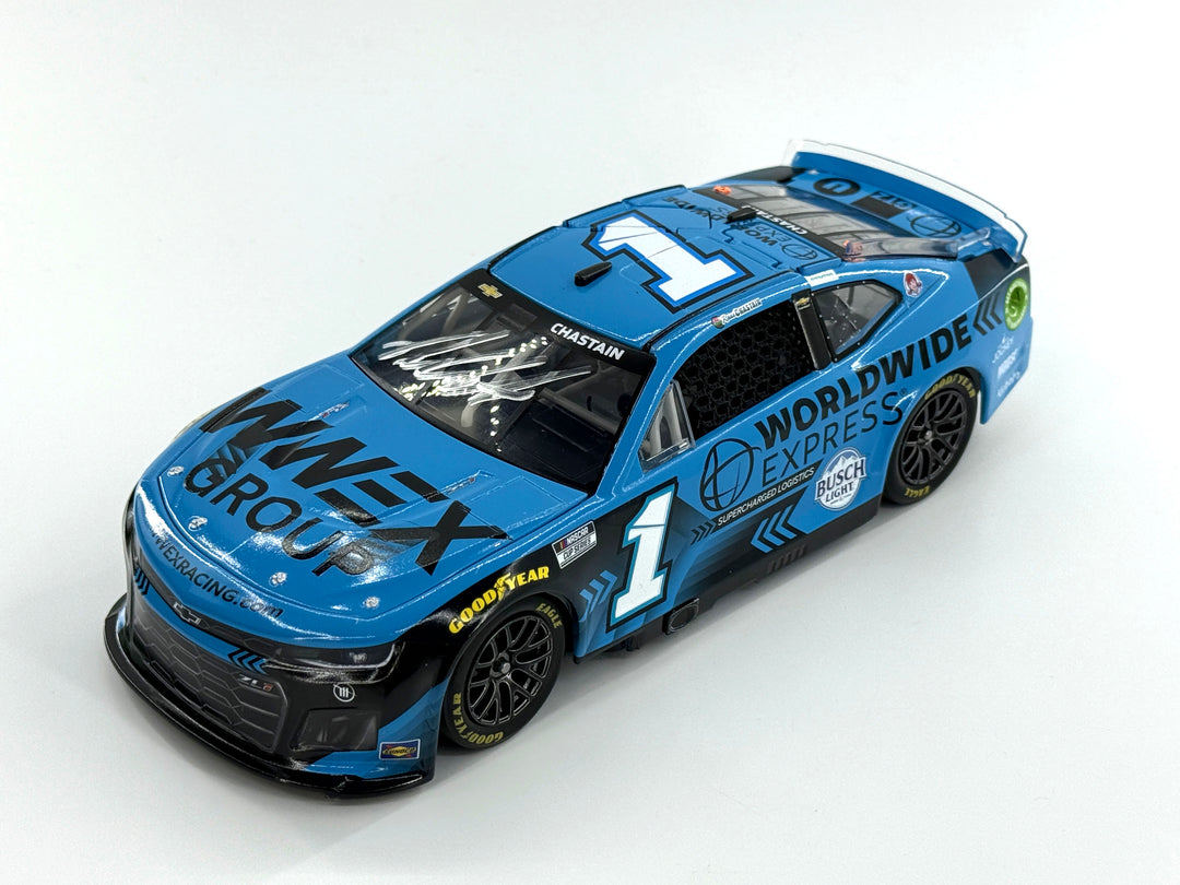 Ross Chastain Autographed 2024 Worldwide Express 1:24 Nascar Diecast
