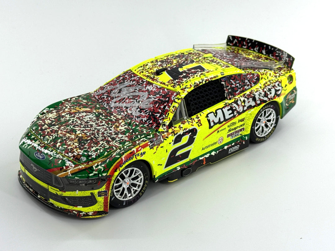 Austin Cindric Autographed 2025 Menards / Quaker State 4/27/2025 Race Win 1:24 Nascar Diecast