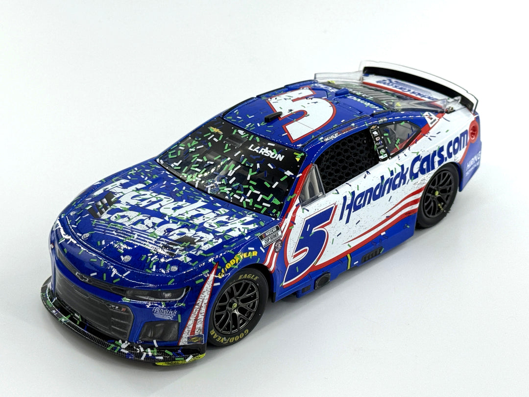 Kyle Larson 2025 Hendrickcars.com Kansas 5/11/25 Race Win 1:24 Elite Nascar Diecast